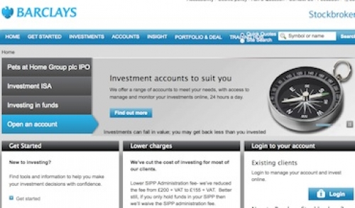 barclays stockbrokers new website login