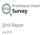FCA Practitioner Panel Survey 2018
