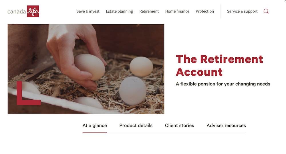 Canada Life website