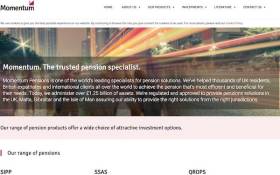 Momentum Pensions website