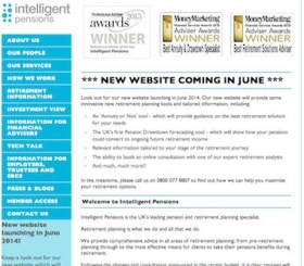 Intelligent Pensions website