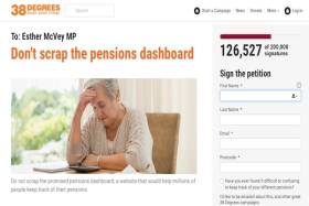 Pensions dashboard petition