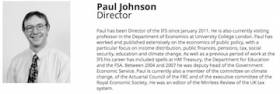 IFS director Paul Johnson&#039;s IFS website biography