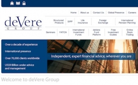 deVere Group website